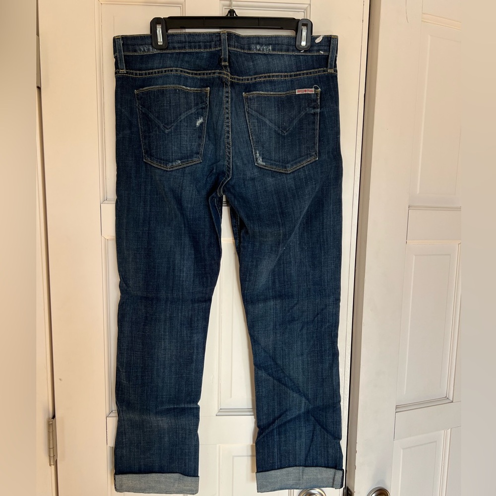 Hudson Tilda Midrise cuffed crop jeans